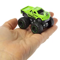 4-Pack Diecast Monster Truck Toy Set