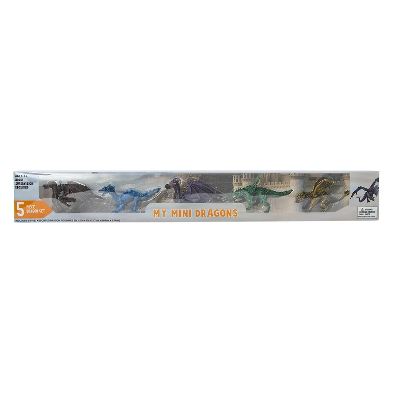 5-Pack My Mini Dragons Toy Set