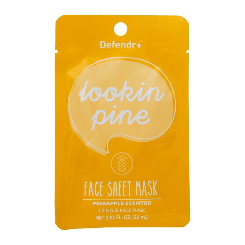 Defender+™ Pineapple Scented Face Sheet Mask 0.67oz