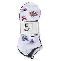 10-Pack Ladies Low-Cut Socks - Butterflies