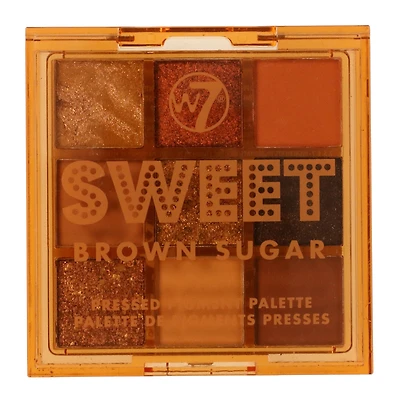 W7® Sweet Brown Sugar Pressed Pigment Palette