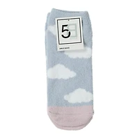 Ladies Cozy Printed Ankle Socks