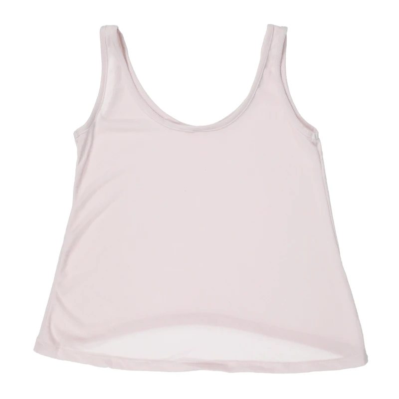 Juniors Pink Hacci Tank Top - Larege