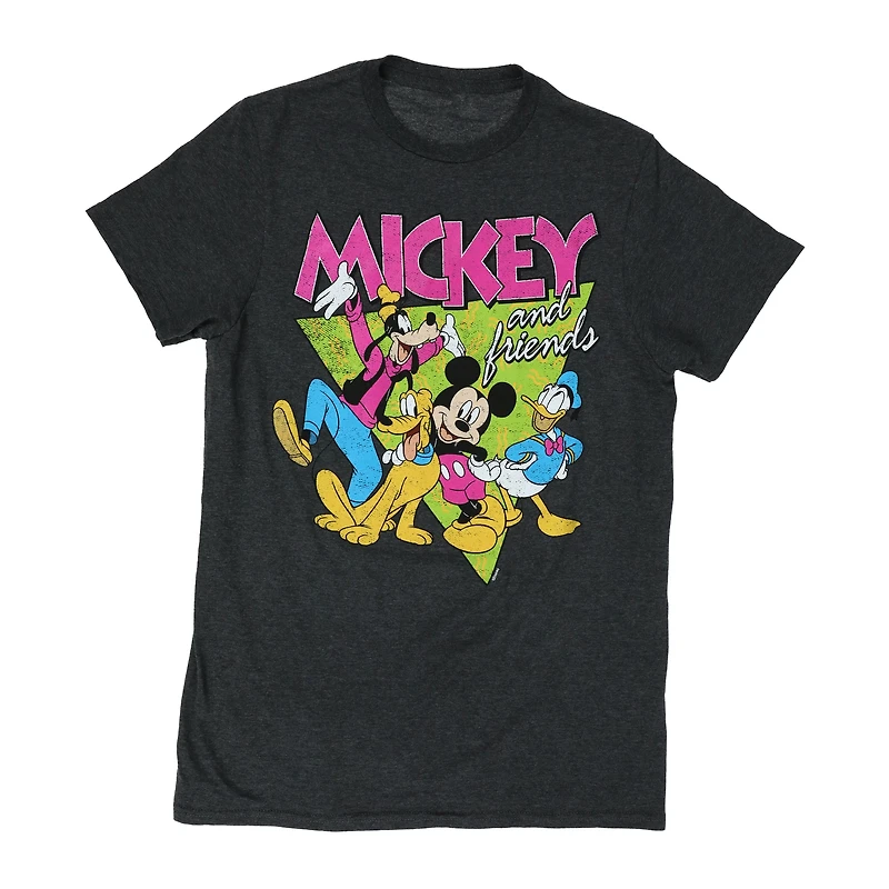 Retro Mickey And Friends Graphic Tee