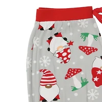 Juniors Holiday Pajama Pants - Mushroom Gnomes