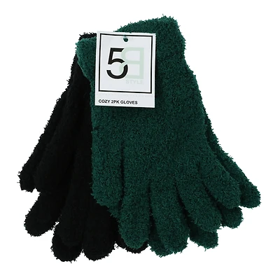 Cozy Gloves 2-Pairs