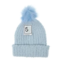 Faux Fur Pom Beanie Hat