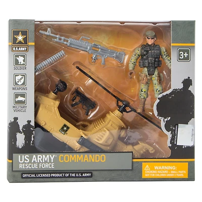 U.S. Army® Commando Rescue Force Action Figure Playset 10-Piece