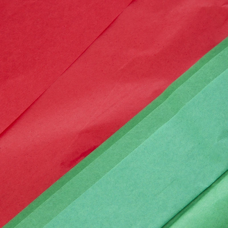 20-Count Gift Tissue 20in - Red & Green