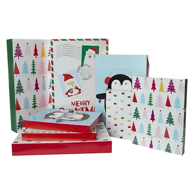 Christmas Assorted Shirt Size Gift Boxes 8-Count