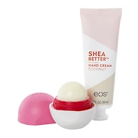 Eos® Holiday Collection Hand Lotion & Lip Balm Sphere - Pink Champagne & Coconut