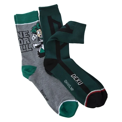 2-Pack My Hero Academia™ Mens Crew Socks