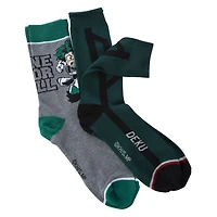 2-Pack My Hero Academia™ Mens Crew Socks