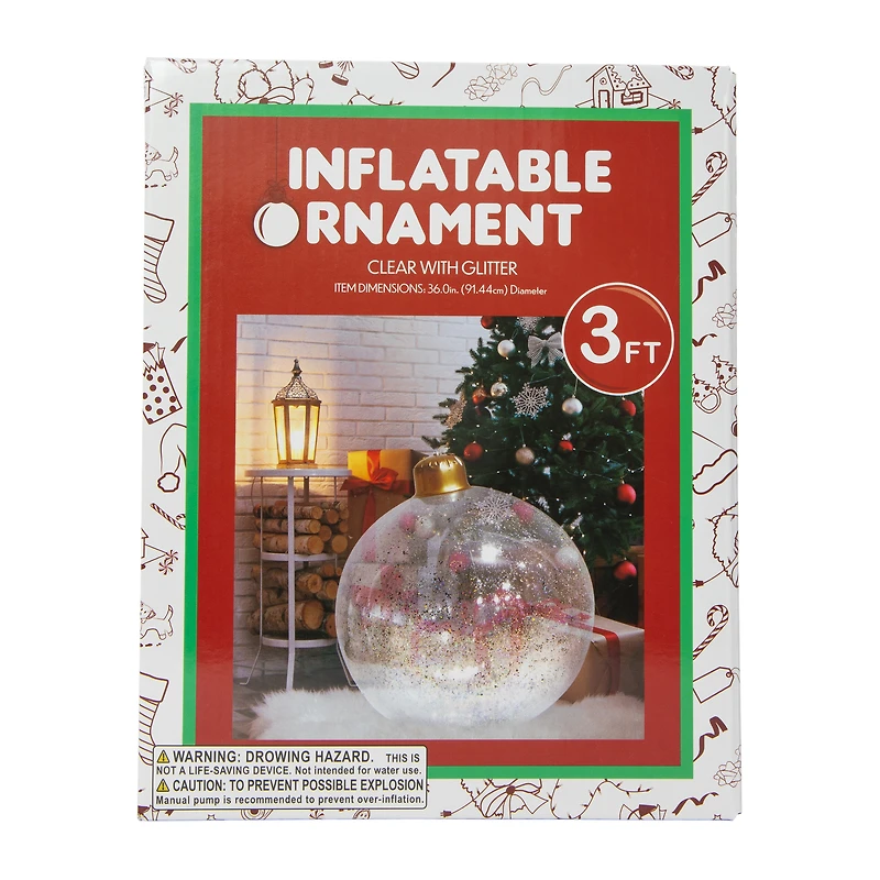 3ft inflatable Christmas Ornament