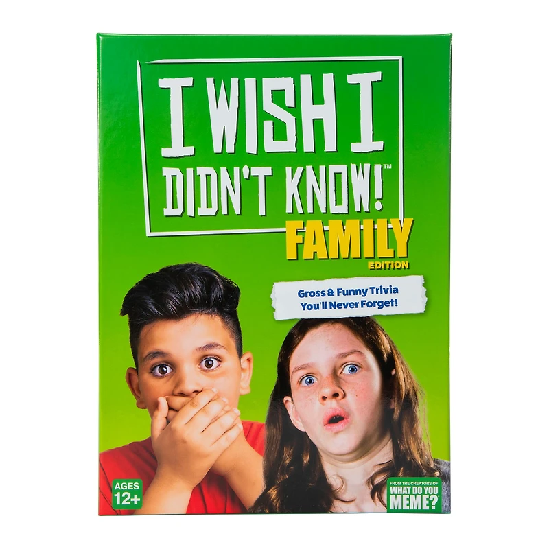 I Wish I Didn’T Know™ Game Family Edition