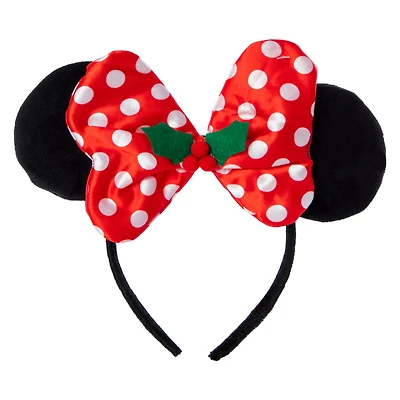 Disney Christmas Minnie Mouse Ears Headband