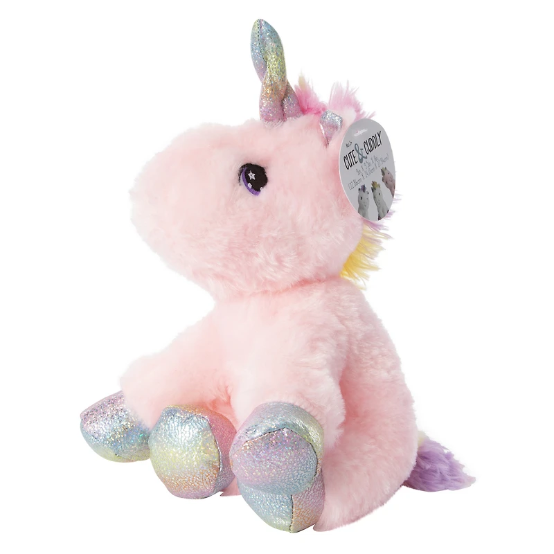 Sitting Unicorn Plush 8.5in