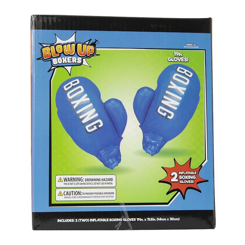 Jumbo inflatable Boxing Gloves 19in, 1 Pair