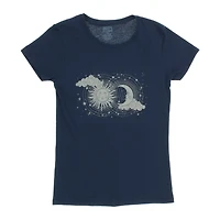Juniors Sun & Moon Graphic Tee