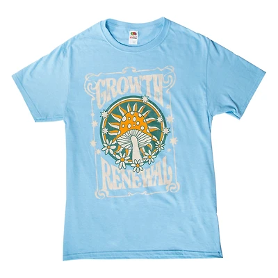 'Growth, Renewal' Mushroom Graphic Tee