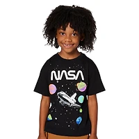 Kid's Neon Nasa® Graphic Tee