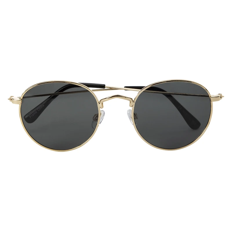 Ladies Round Metal Sunglasses