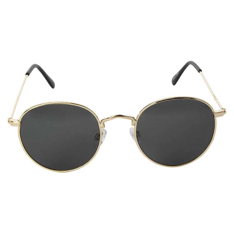 Ladies Round Metal Sunglasses