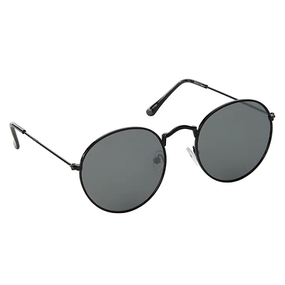 Ladies Mirrored Round Sunglasses