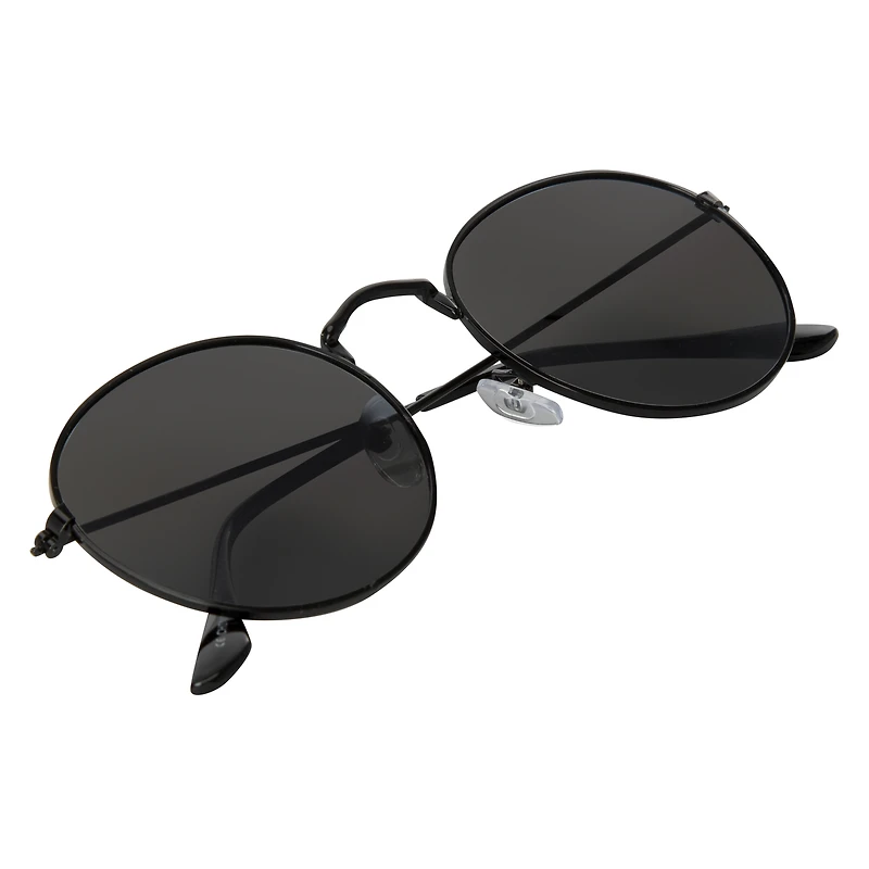 Ladies Mirrored Round Sunglasses