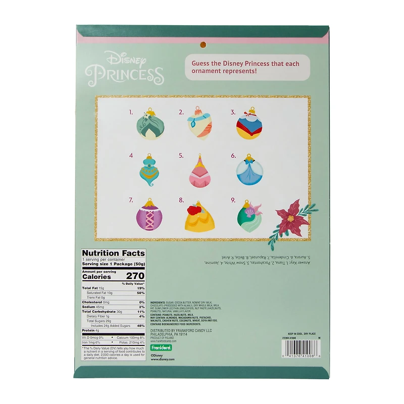 Disney Princess Holiday Countdown Advent Calendar