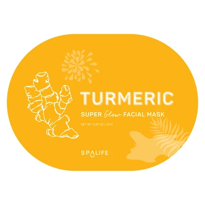 Spa Life™ Turmeric Oval Face Mask 0.81oz