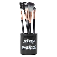 Gina Beauty™ Makeup Brush Set With Holder 6-Piece