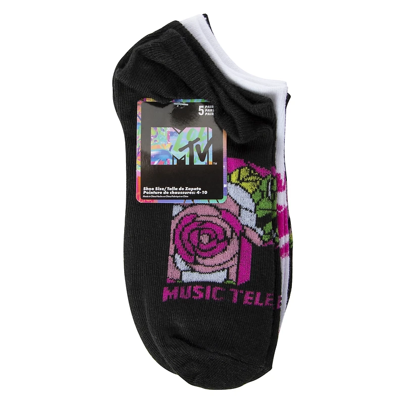 Ladies Mtv™ Ankle Socks 5-Pack