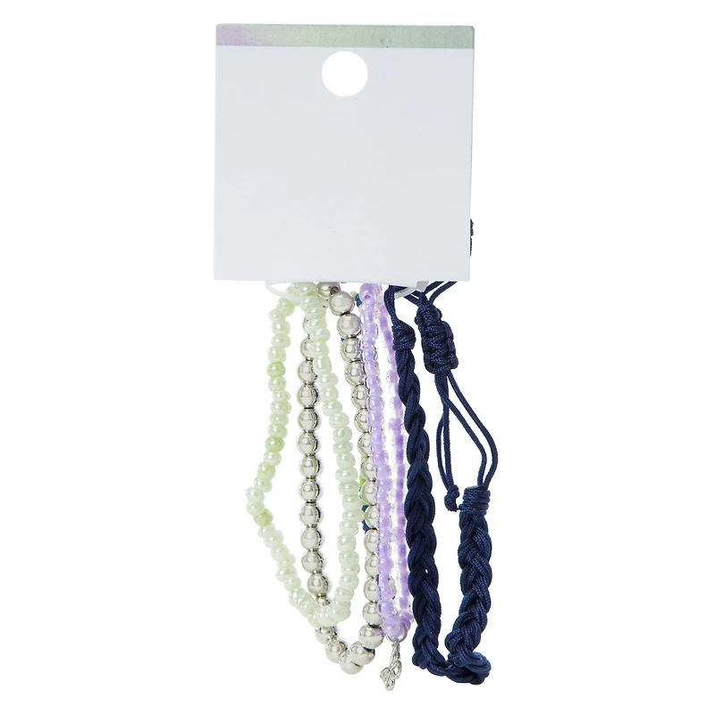 Butterfly Beaded Bracelet 4-Pack