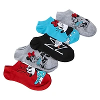 Minnie Mouse Ladies Ankle Socks 5-Pack