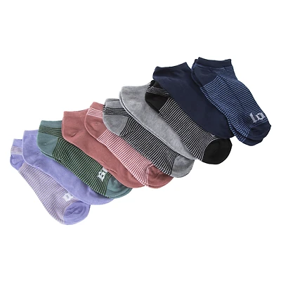 Ladies Ankle Socks 10-Pack - Retro Words