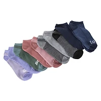 Ladies Ankle Socks 10-Pack - Retro Words