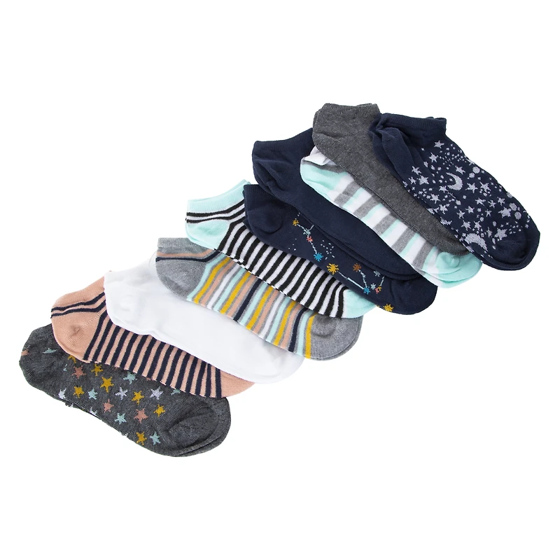 Ladies Low-Cut Socks 10-Pack