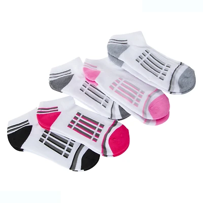 Series 8 Fitness™ Ladies Low Cut Performance Socks 5-Pack – White