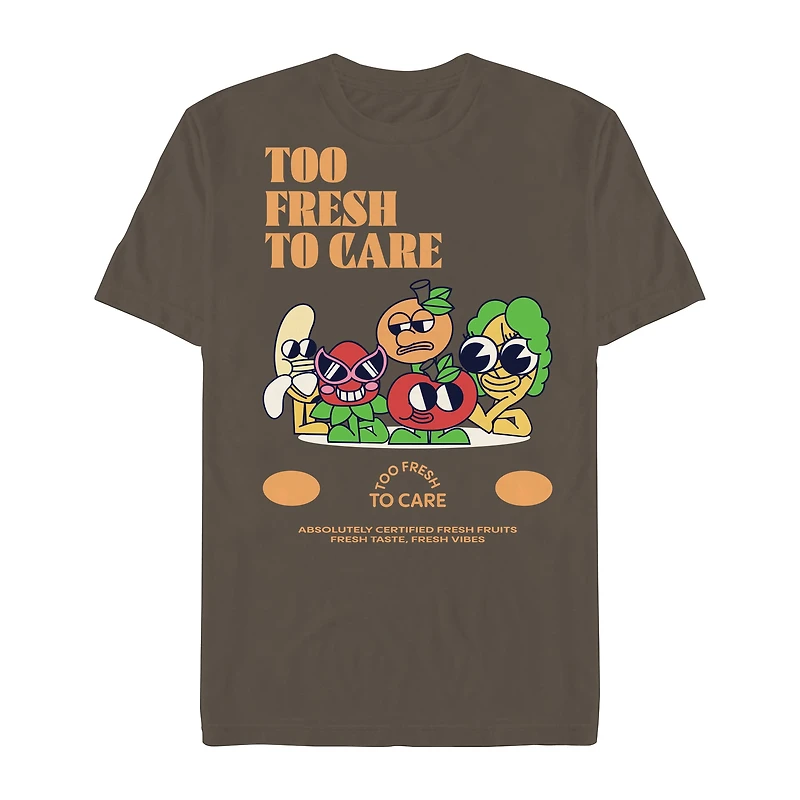 'Too Fresh To Care' Veggies Graphic Tee