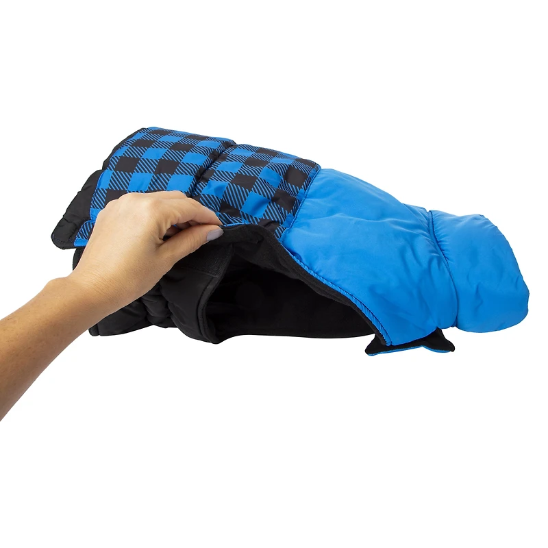 Coleman® Dog Puffer Jacket - Blue Plaid