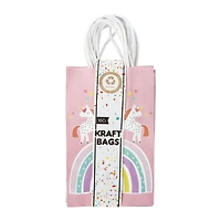 Small Printed Kraft Bags 8.4in x 5.2in 10-Count - Rainbow