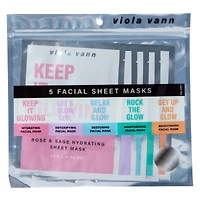 Viola Vann Face Masks 5-Pack