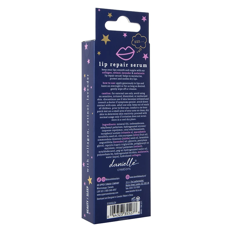 Danielle Creations® Beauty x Sleep Melatonin Lip Repair Serum 0.5 Fl.oz