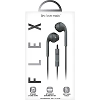 Flex Wired Earbuds With in-Line Microphone
