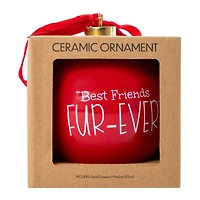 Shatterproof Ceramic Christmas Ornament