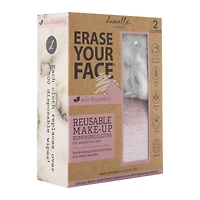 Erase Your Face® Reusable Makeup Removing Cloths 2-Pack