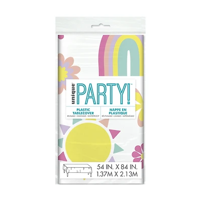 Pastel Rainbow Table Cover 4.5ft x 7ft