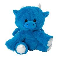 Fluffy Sitting Dragon Plush 9in