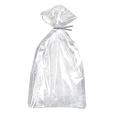 Clear Cellophane Gift Bags 30-Pack